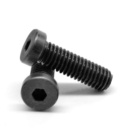 No.10-32 X 0.38 In. Fine Thread Socket Low Head Cap Screw, Alloy Steel - Black Oxide, 1250PK